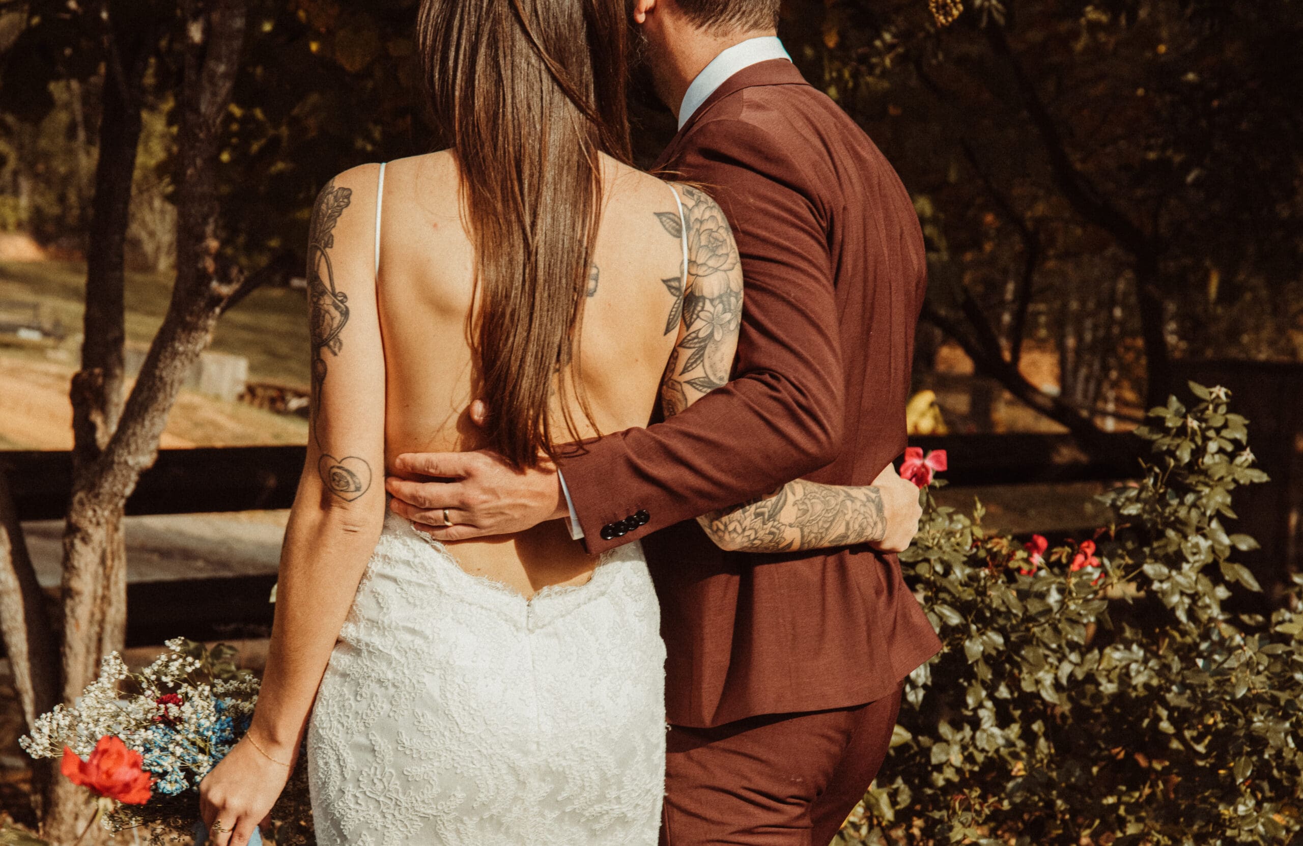 Emotional wedding portrait of a couple sharing a quiet moment, photographed with intimacy and intention