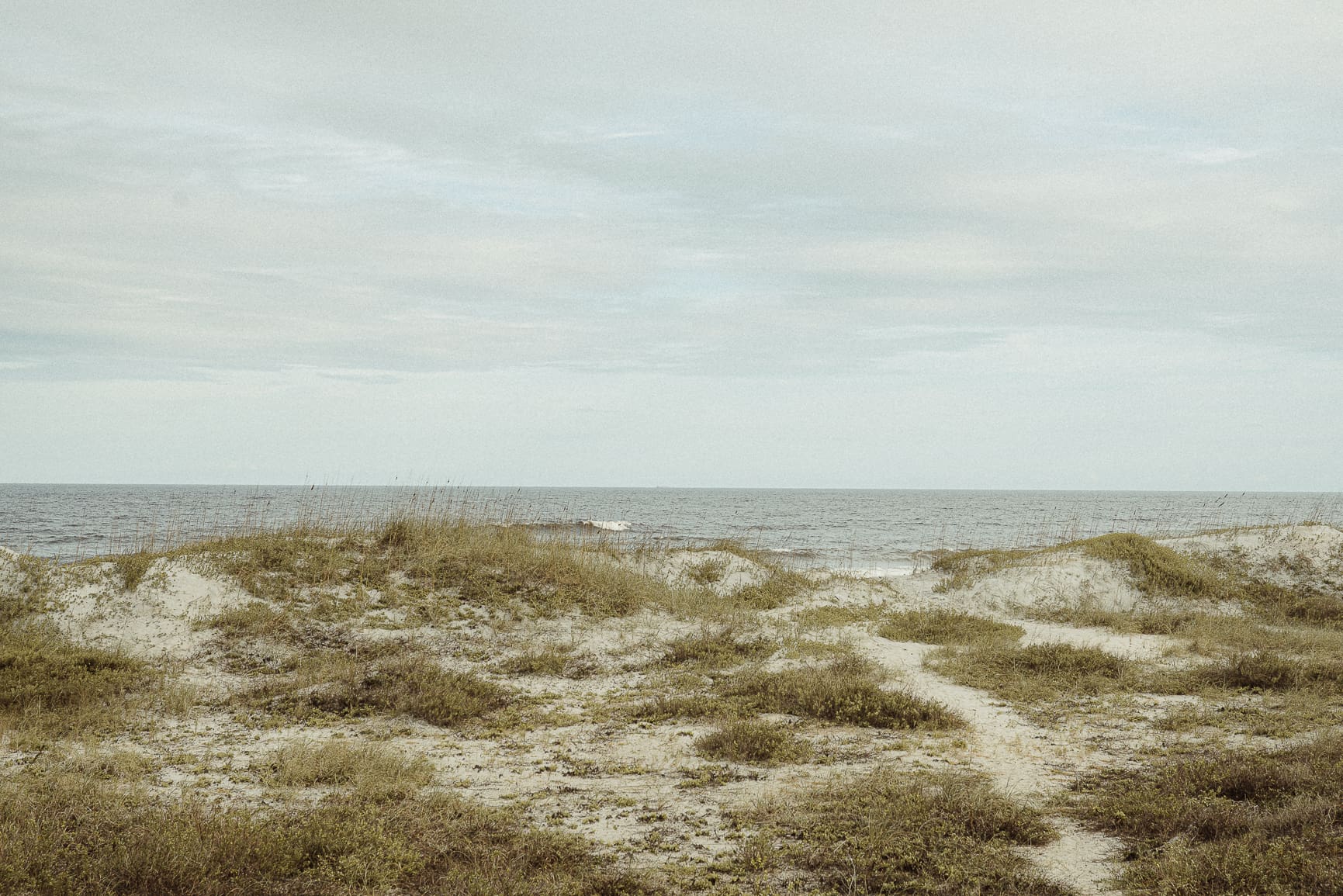 Textured shoreline and coastal details at Vilano Beach in St. Augustine